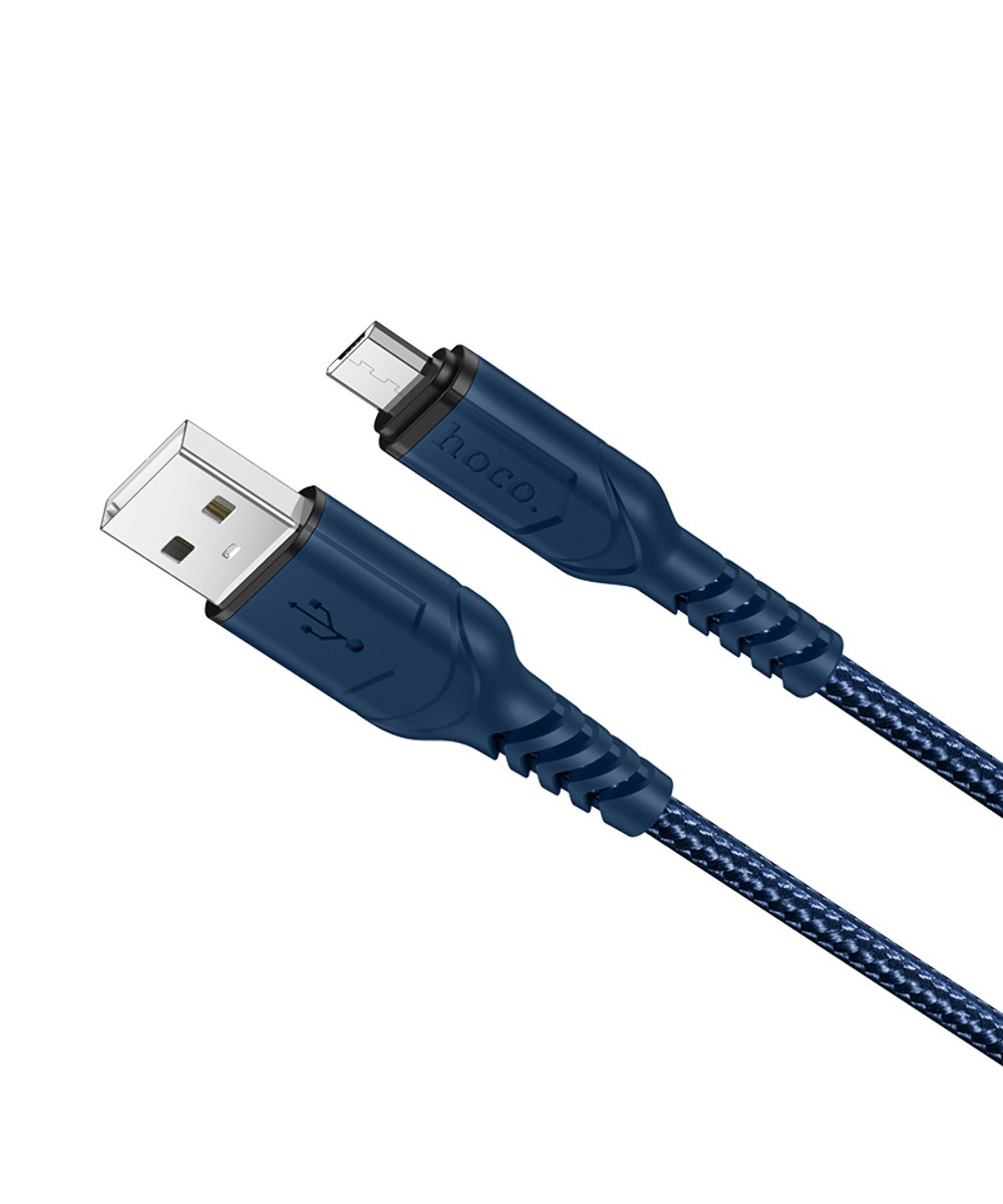 Câble Chargeur -X59- USB vers MICRO USB incassable - Blue