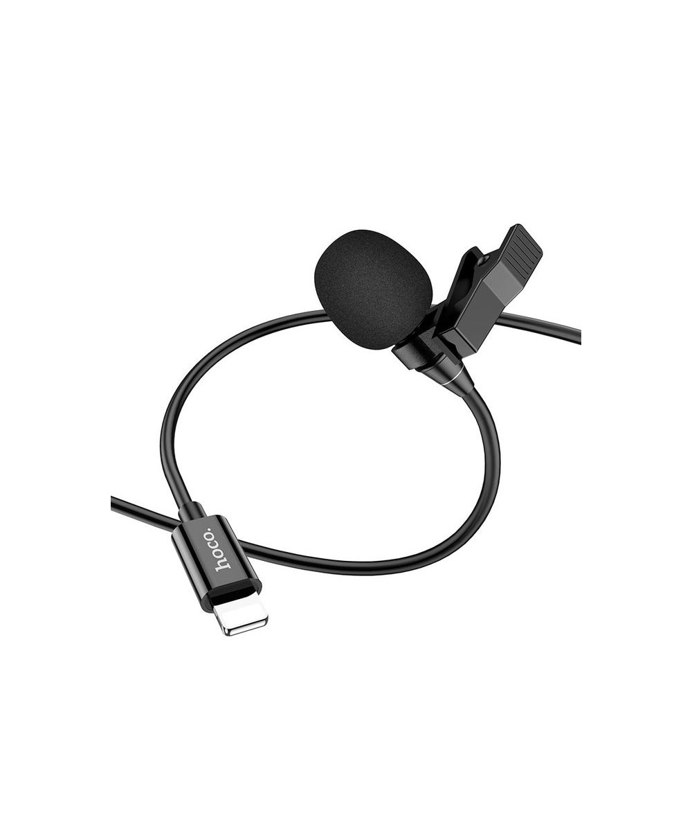 Micro-Cravate L14 - Entrée Prise Lightning - Pour iPhone 2M - Noir