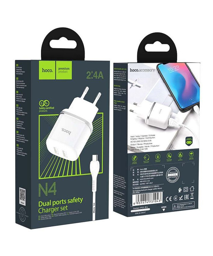 CHARGEUR N4 2 PORTS USB...