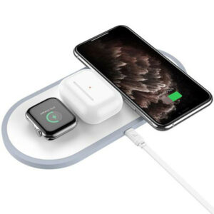Station de charge rapide sans fil Hoco CW24 - 3-en-1