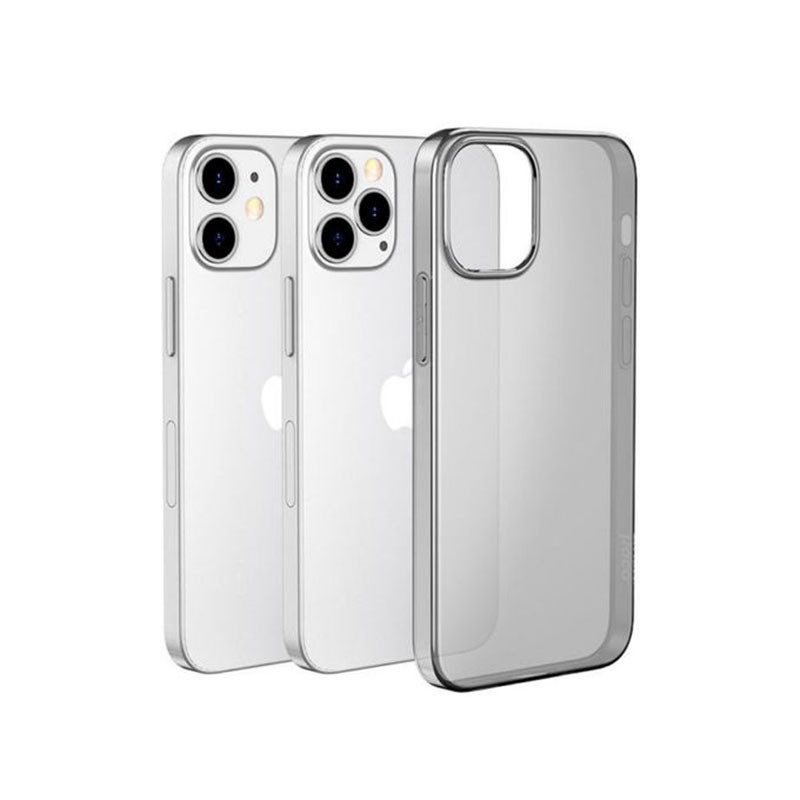 Coque noir transparent pour iPhone 12 et 12 Pro