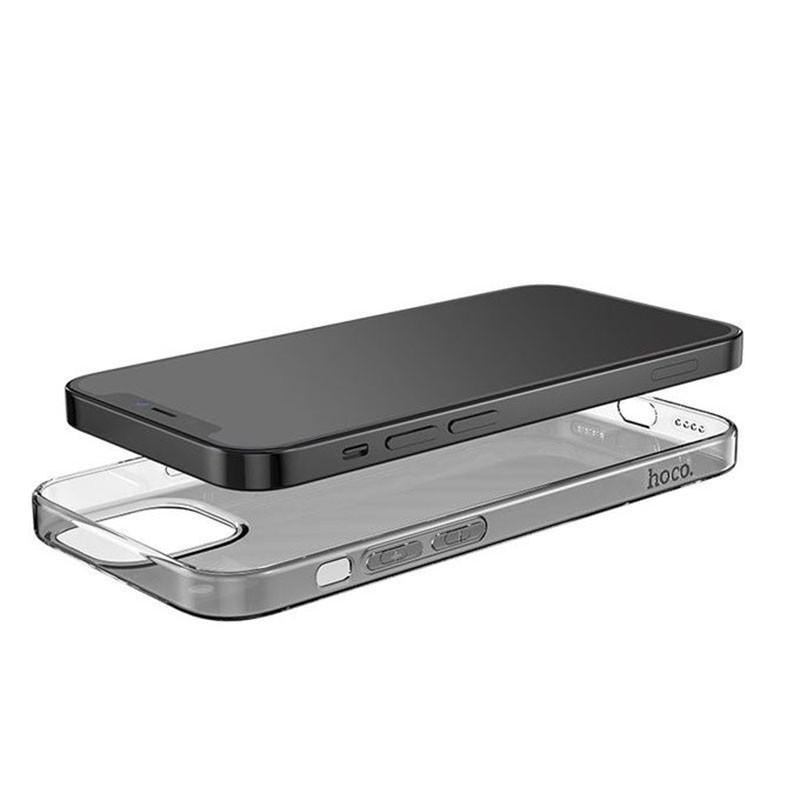 Coque noir transparent pour iPhone 12 et 12 Pro