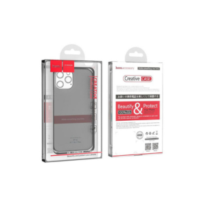 Coque noir transparent pour iPhone 12 et 12 Pro