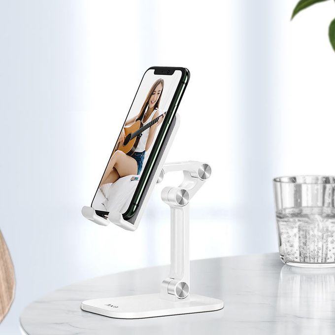 Support DESKTOP PH34 - mobile + tablette - Blanc
