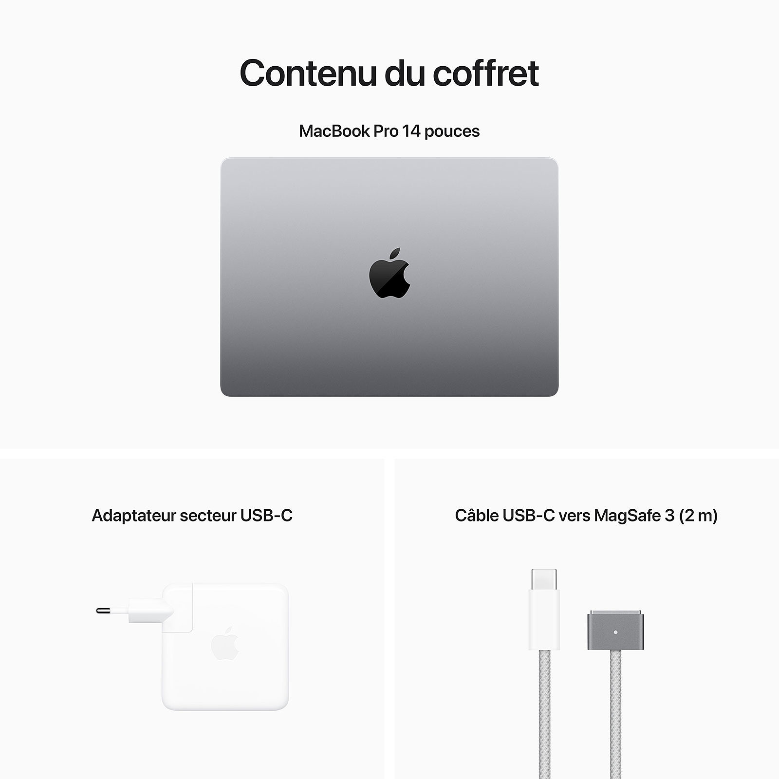 MACBOOK PRO 14" M2 PRO 16GO 512GO SSD - GRIS SIDÉRAL