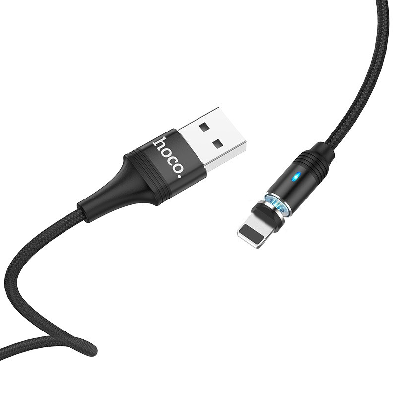 Câble U76 pour iPhone  Magnétique - Noir