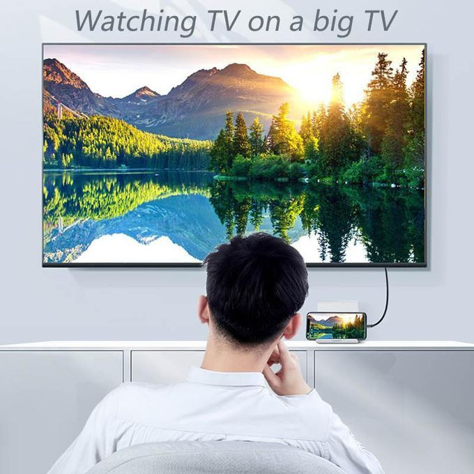 Adaptateur USB-C Vers HDMI 4K Ultra HD - HDTV Câble Haute Résolution