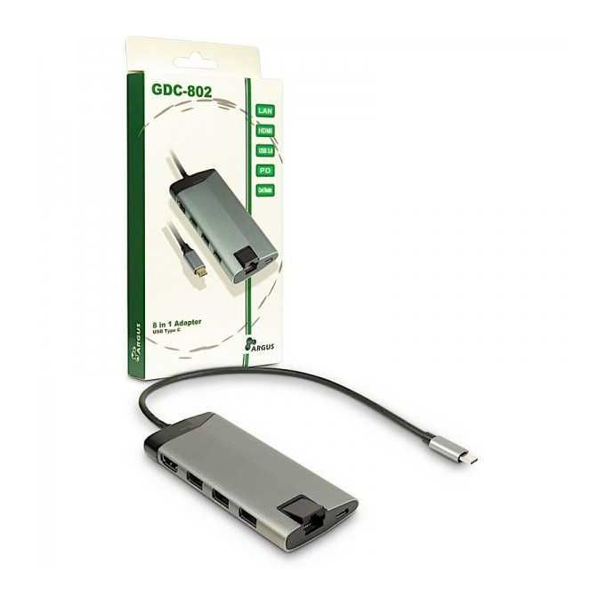 Station D’accueil ARGUS USB Type C Multifonctionnelle GDC-802